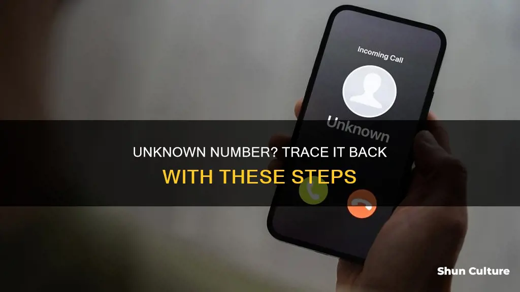 how to trace an unknown number australia