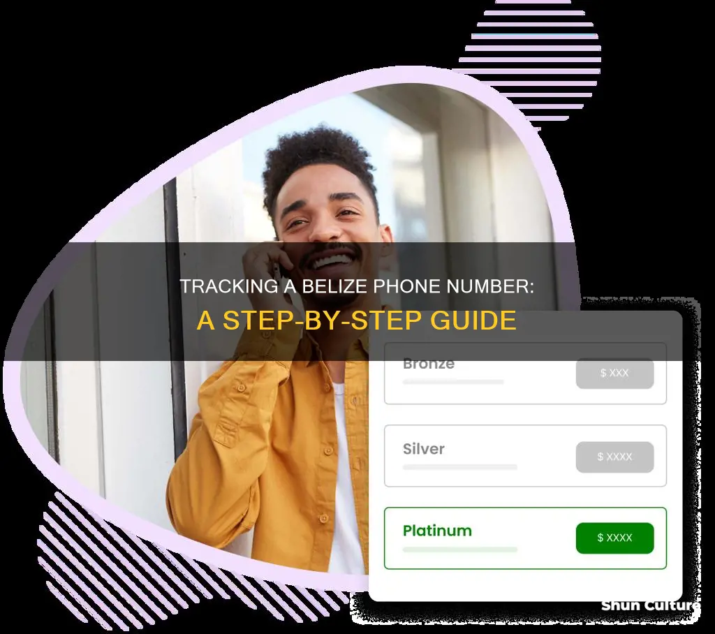 how to track a phone number in belize