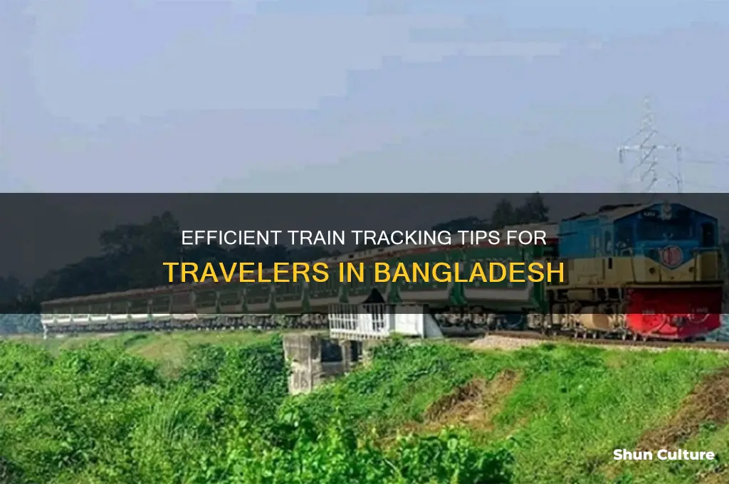 how to track a train in bangladesh