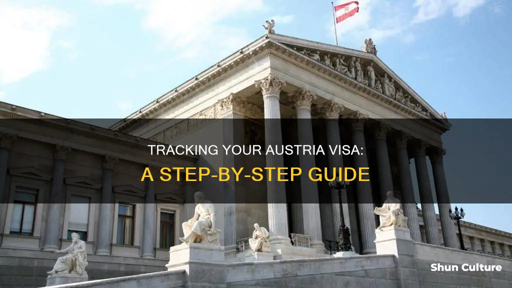 how to track austria visa