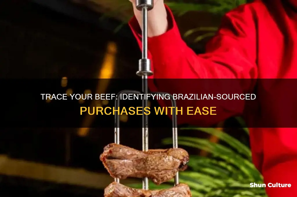 how to track if beef is purchased from brazil