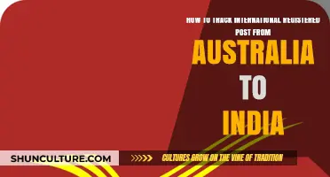 Track International Registered Post: Australia to India