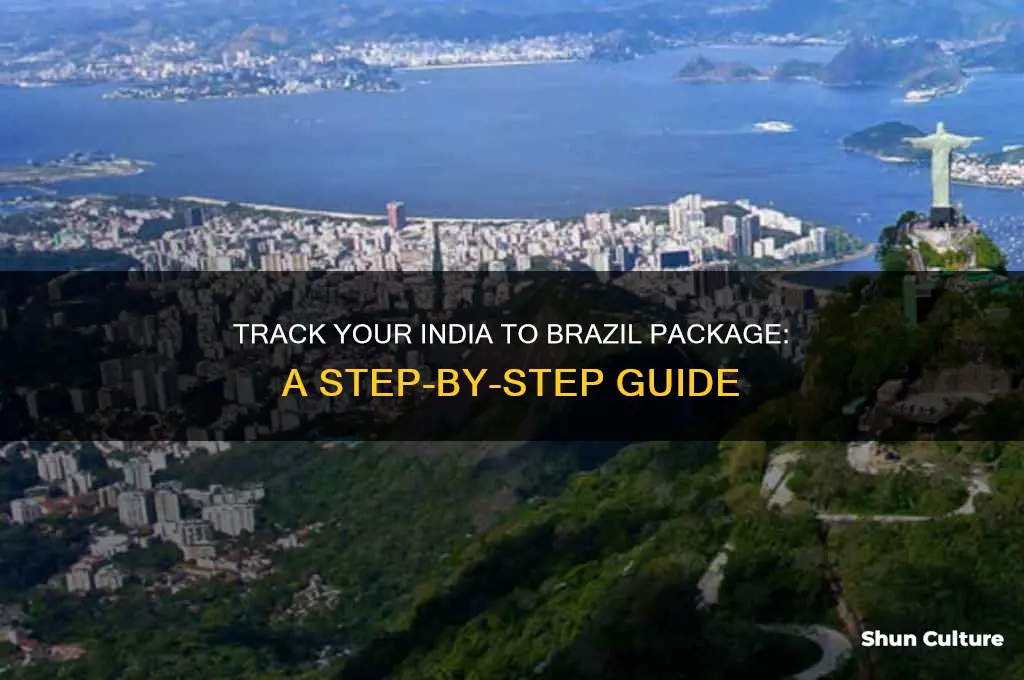 how to track package from india to brazil