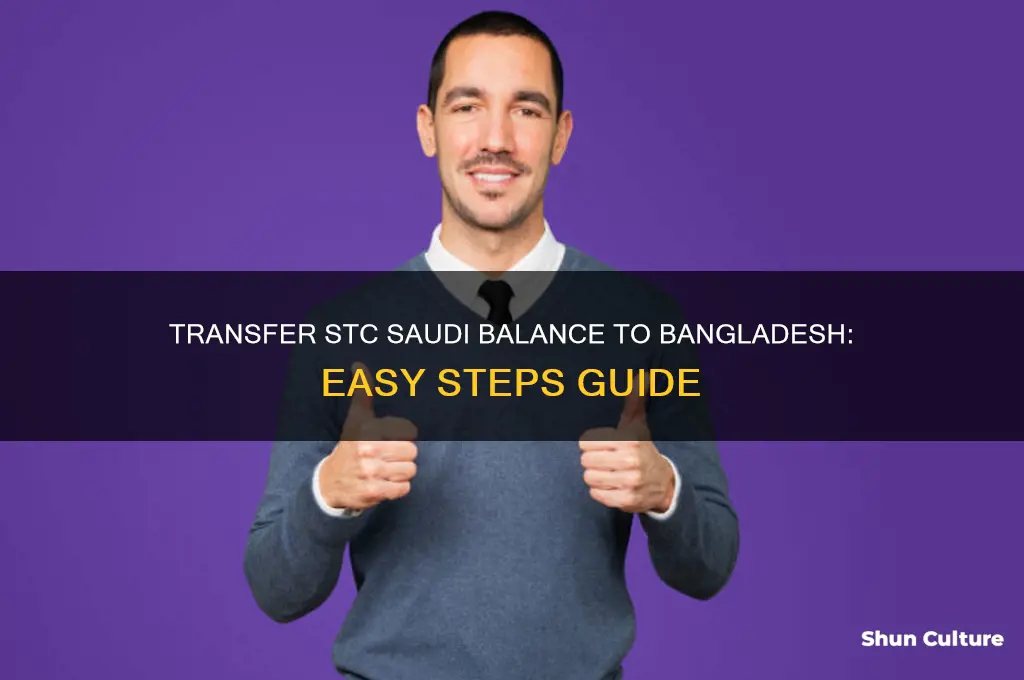 how to transfer balance from stc saudi to bangladesh