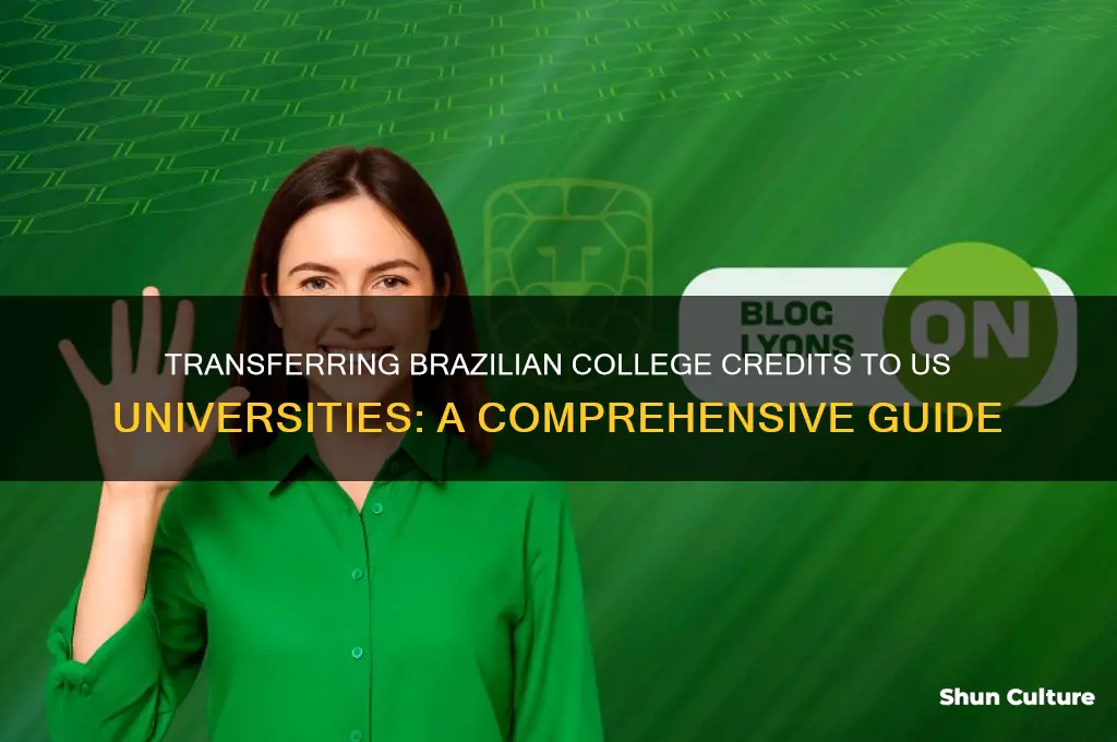 how to transfer brazil college credits to us
