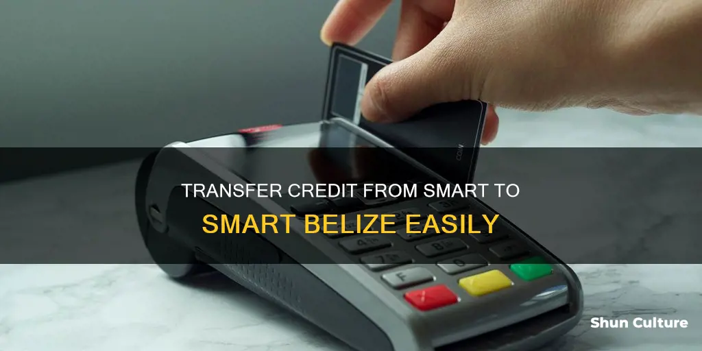 how to transfer credit from smart to smart belize