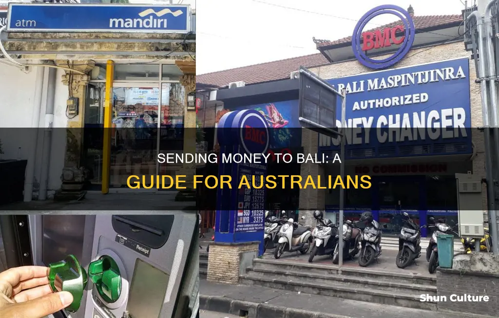 how to transfer money from australia to bali