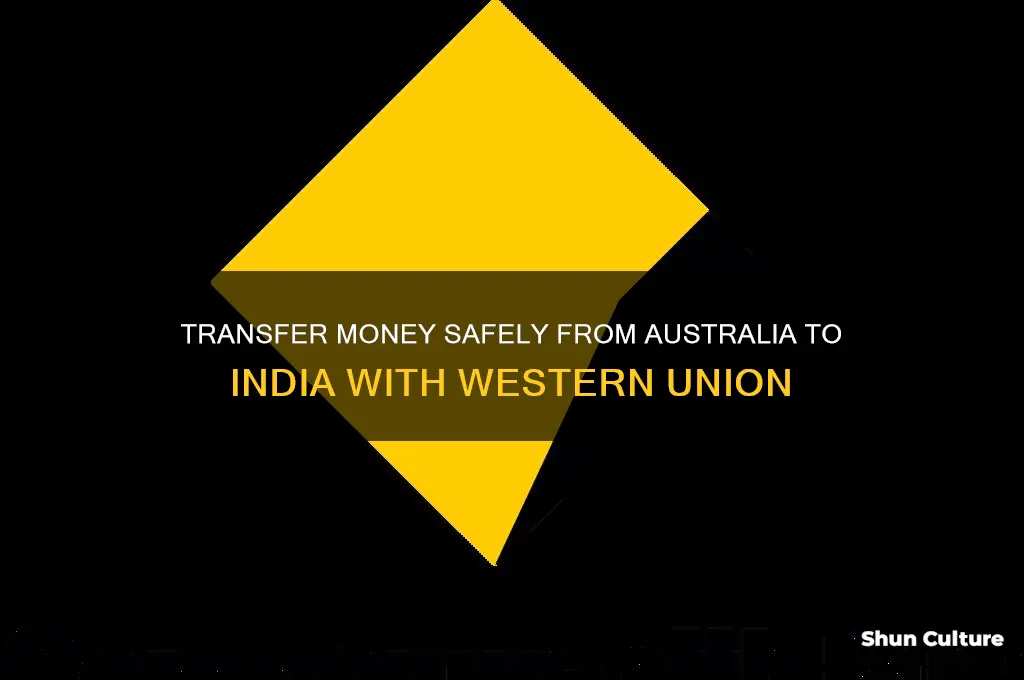 how to transfer money from australia to india western union