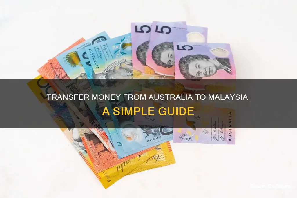 how to transfer money from australia to malaysia bank account