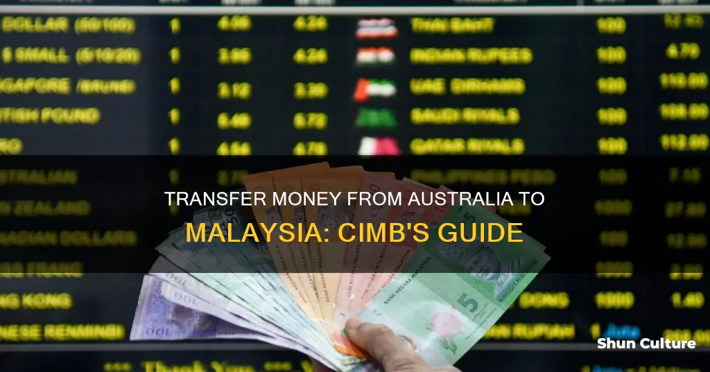 how to transfer money from australia to malaysia cimb