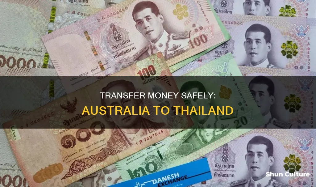 how to transfer money from australia to thailand