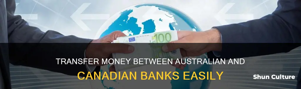 how to transfer money from australian bank to canadian bank