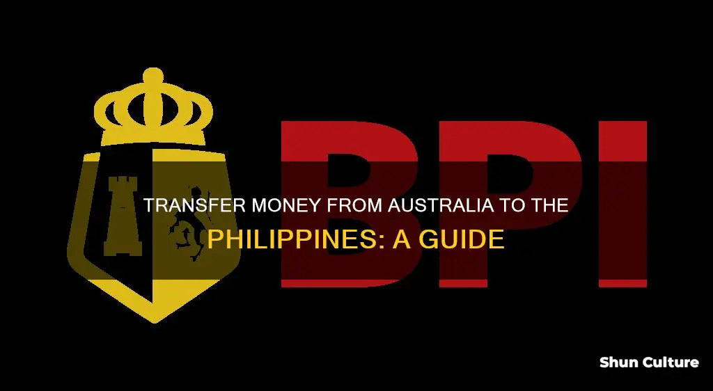 how to transfer money from australian bank to philippine bank