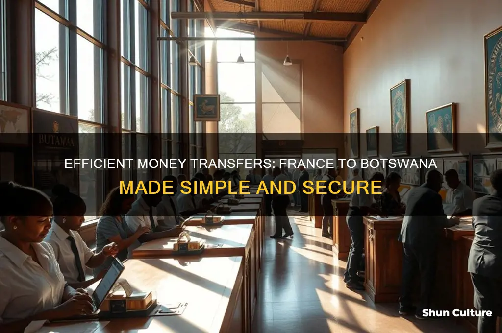 how to transfer money from france to botswana