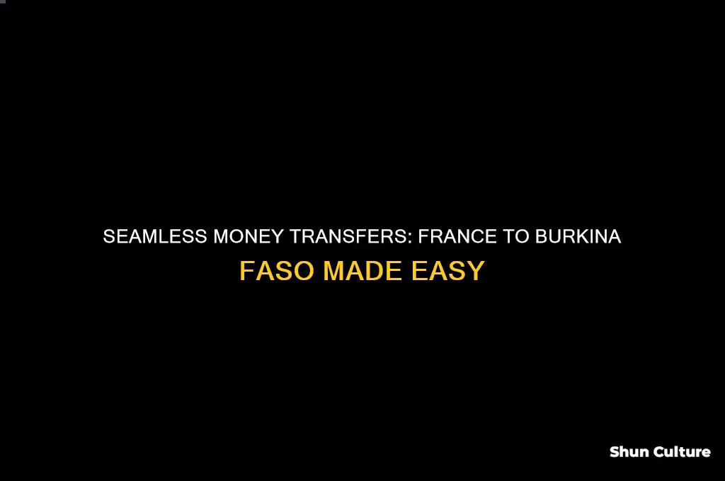 how to transfer money from france to burkina faso