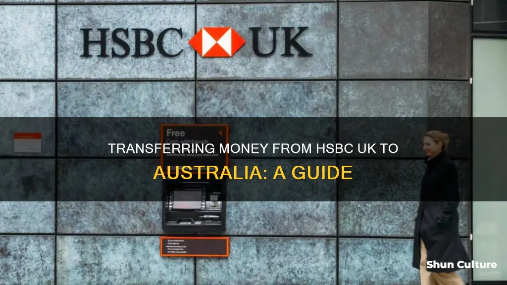 how to transfer money from hsbc uk to australia