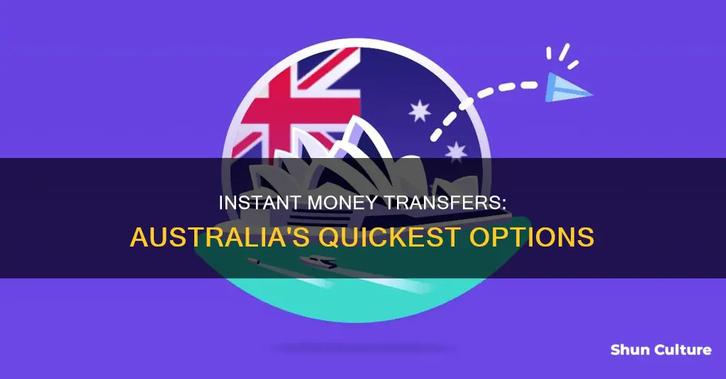 how to transfer money instantly australia