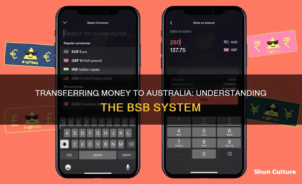 how to transfer money to australia bsb