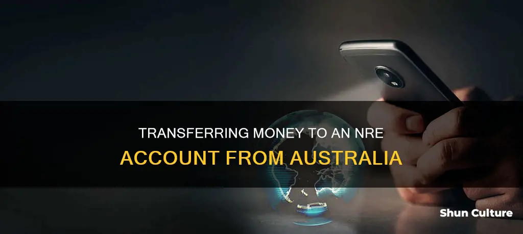 how to transfer money to nre account from australia