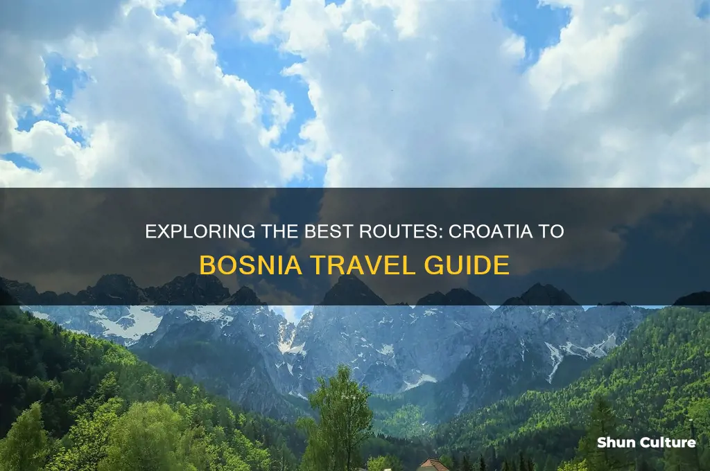 how to travel between croatia and bosnia