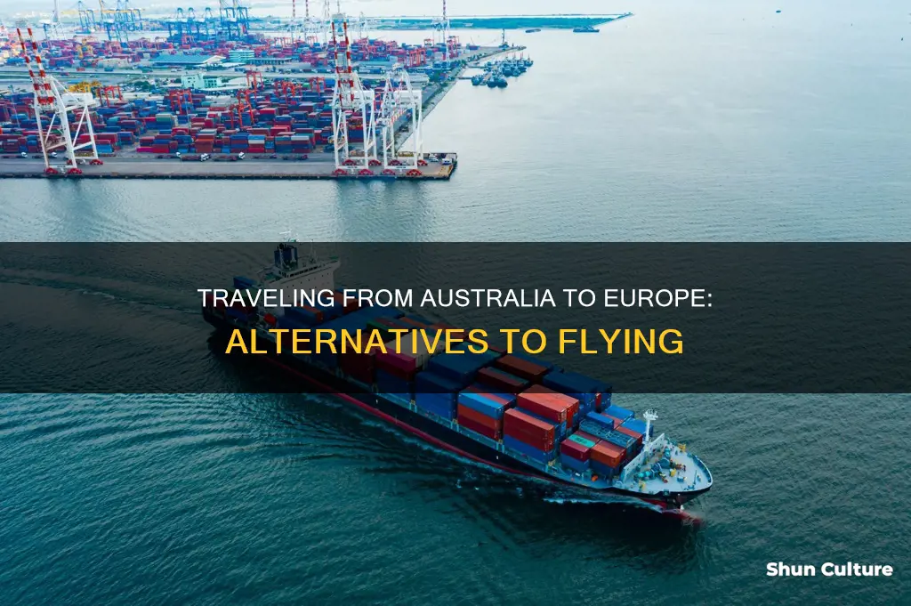 how to travel from australia to europe without flying