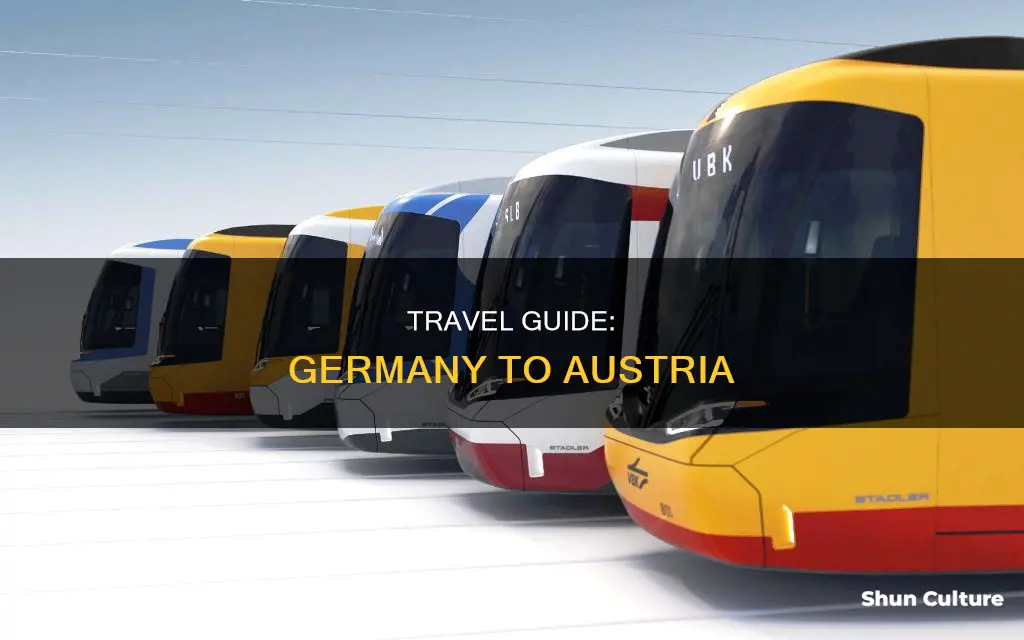 how to travel from germany to austria