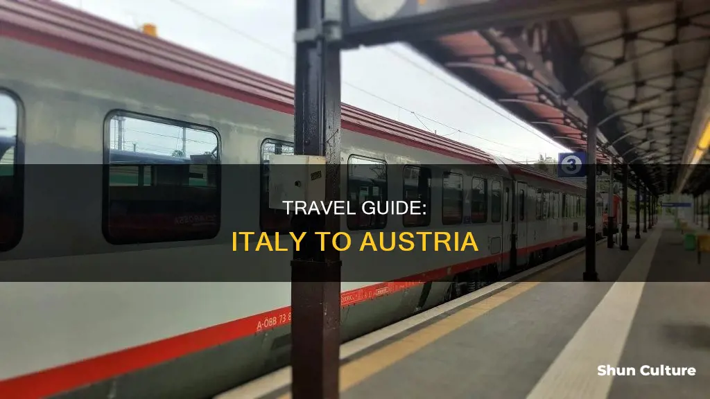 how to travel from italy to austria