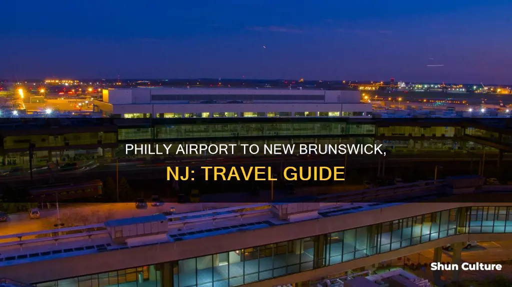 how to travel philly airport to new brunswick nj