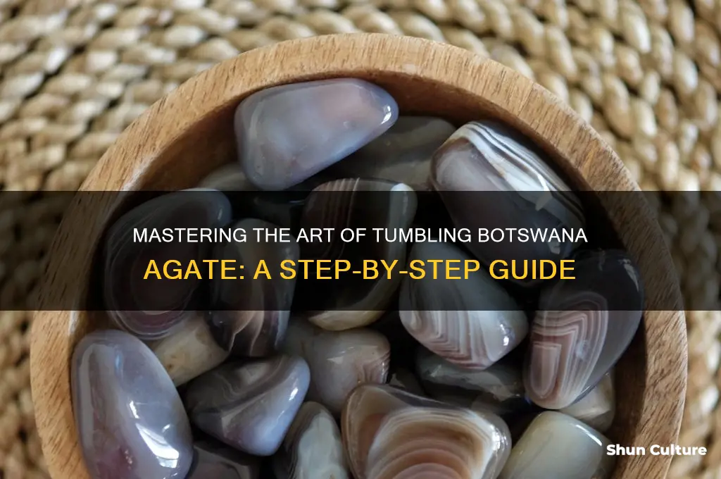 how to tumble botswana agate