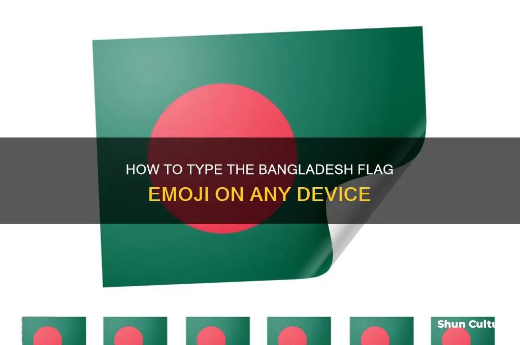 how to type bangladesh flag emoji