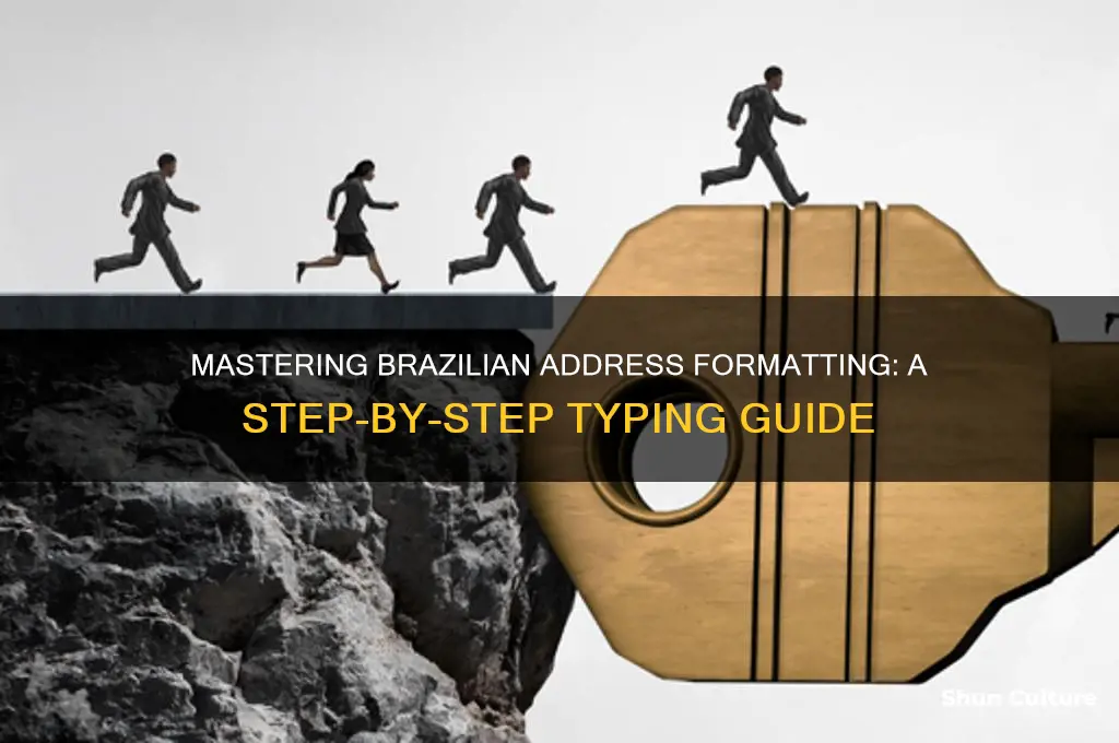 how to type out brazil address