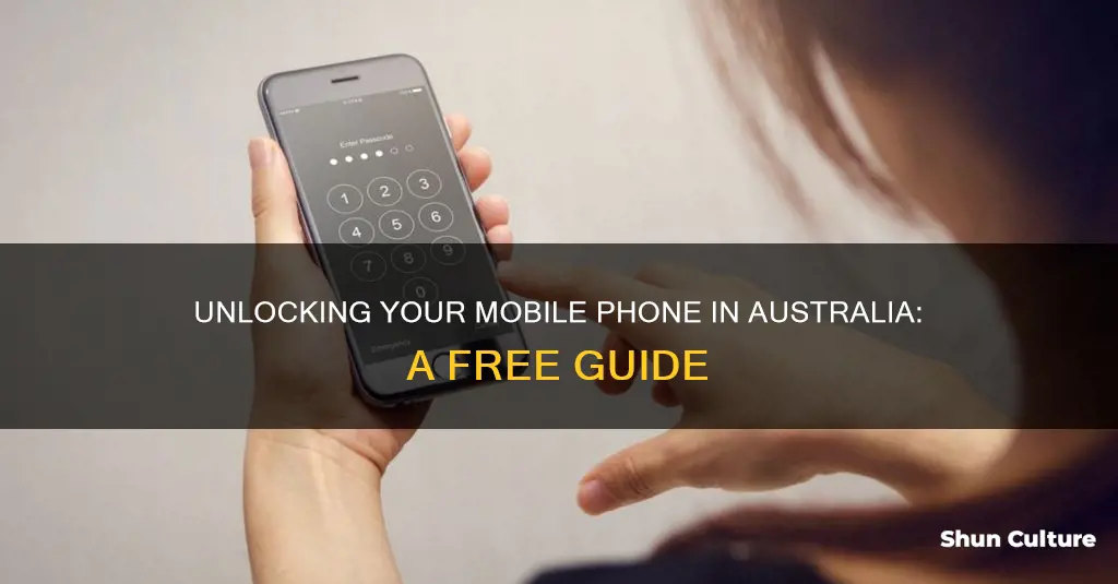 how to unlock a mobile phone for free in australia