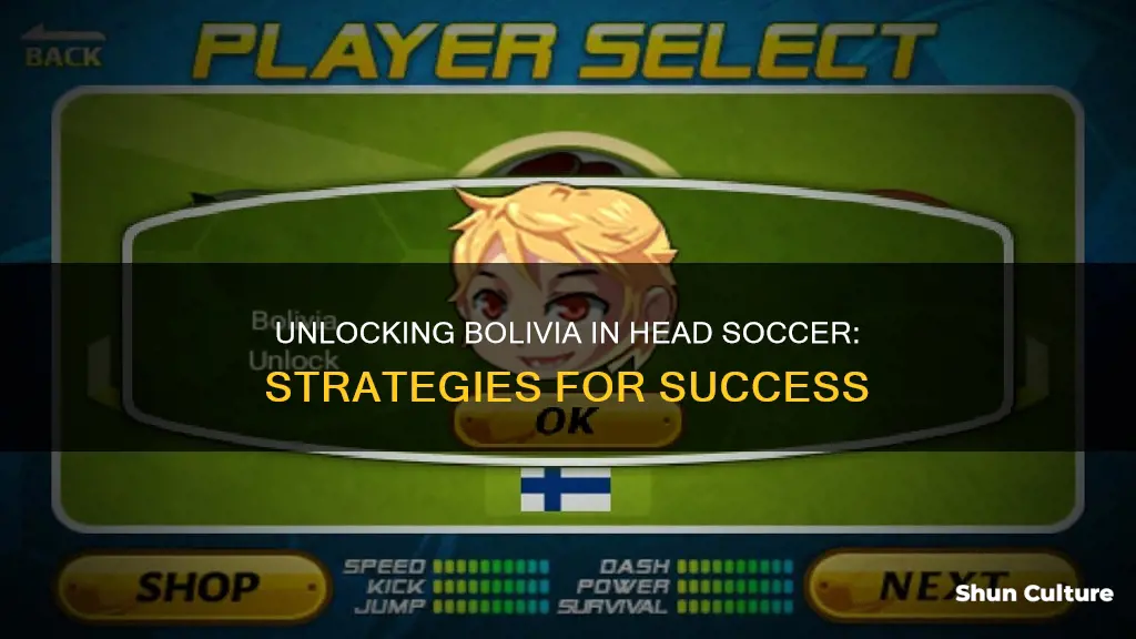 how to unlock bolivia head soccer