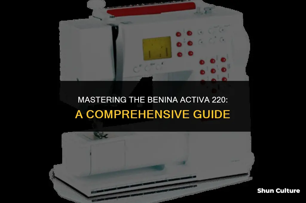 how to use a benina activa 220