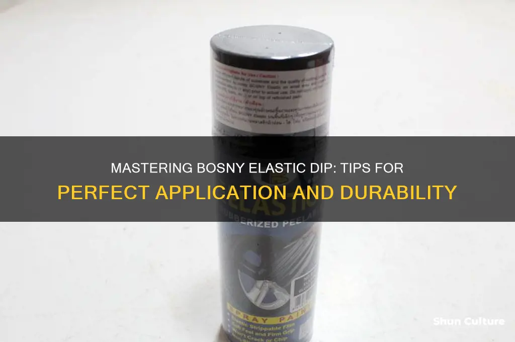 how to use bosny elastic dip