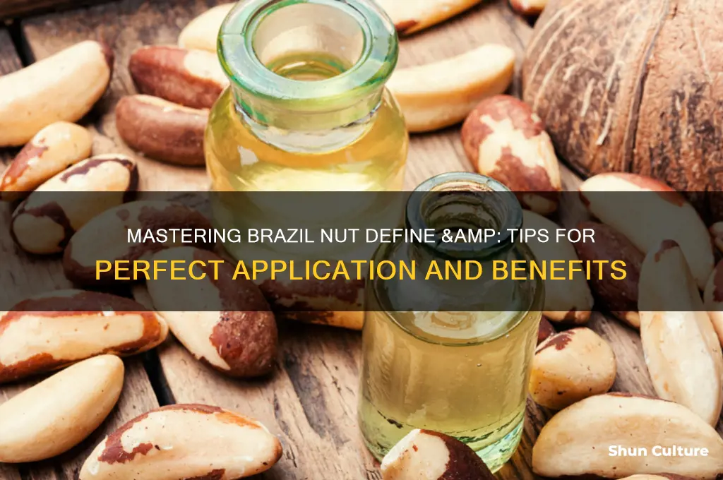 how to use brazil nut define &amp