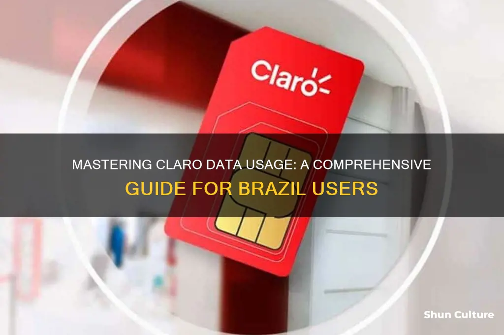 how to use claro data in brazil