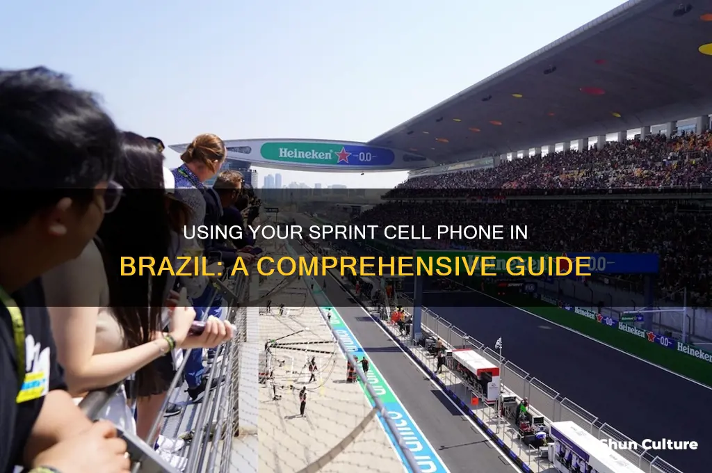 how to use my sprint cel in brazil