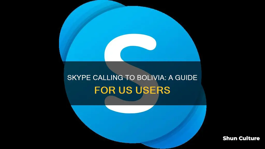 how to use skype to call bolivia from us