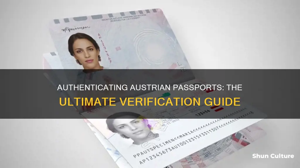 how to verify an austrian passport