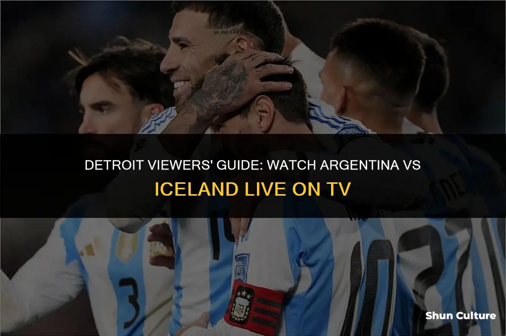 how to view argentina vs iceland on tv in detroit