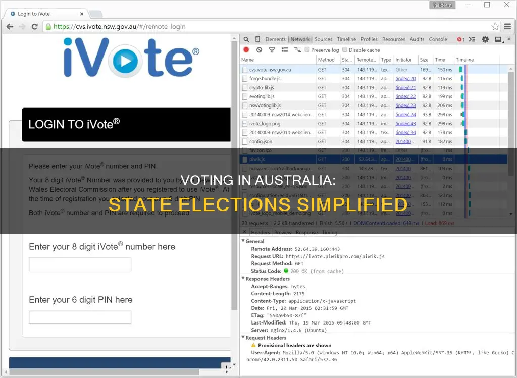 how to vote in australia state election
