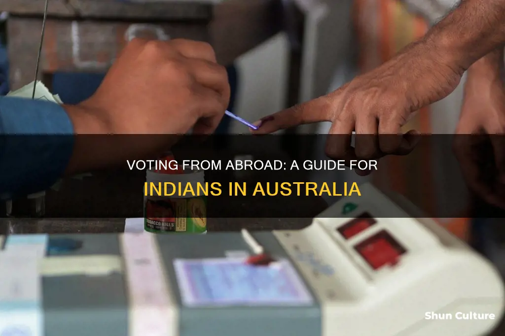 how to vote in india from australia