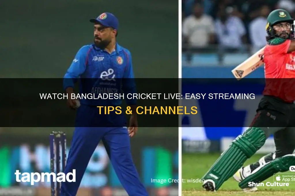 how to watch bangladesh cricket live
