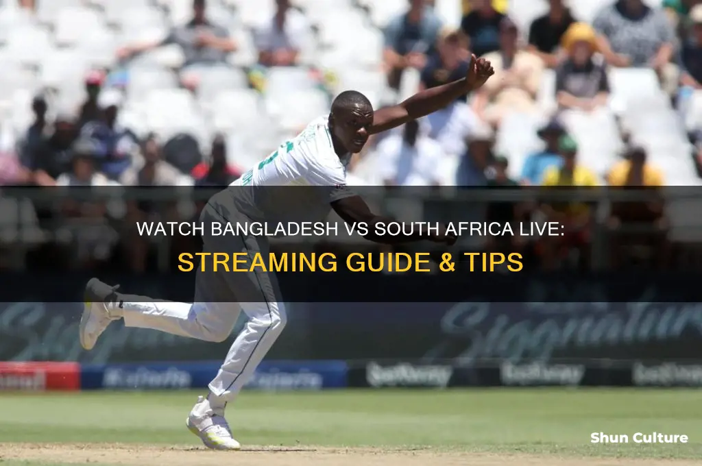 how to watch bangladesh vs south africa live