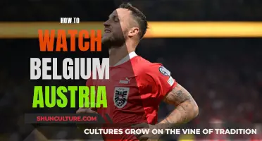 Watching Belgium vs Austria: A Guide to Tuning In