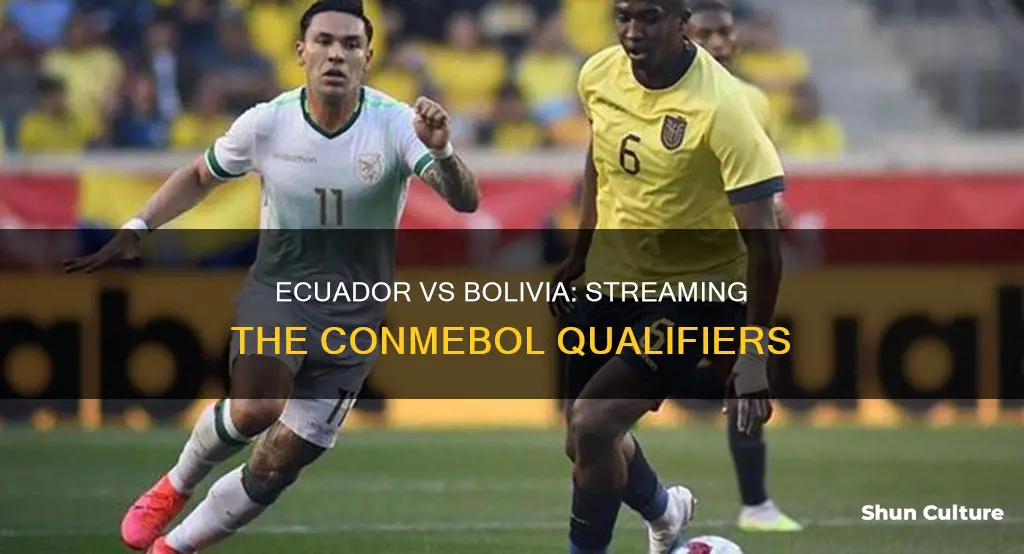 how to watch ecuador vs bolivia