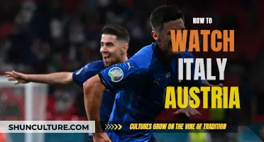 Watch Italy vs Austria: A Guide to Streaming