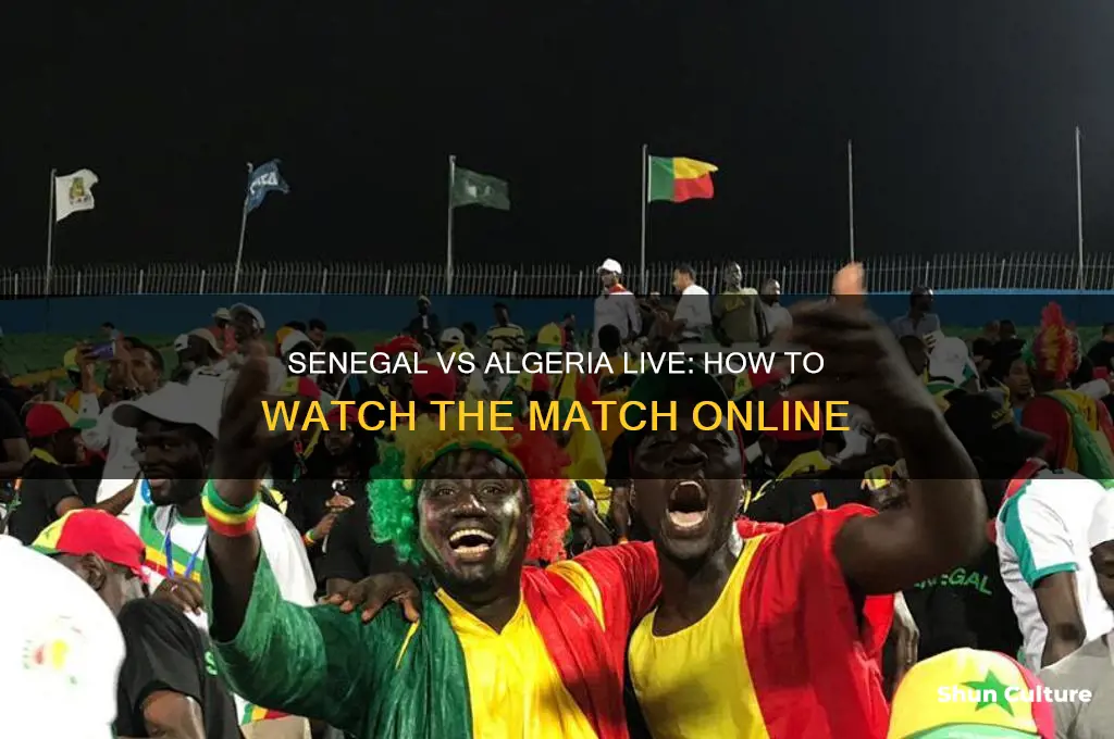 how to watch live game between senegal vs algeria
