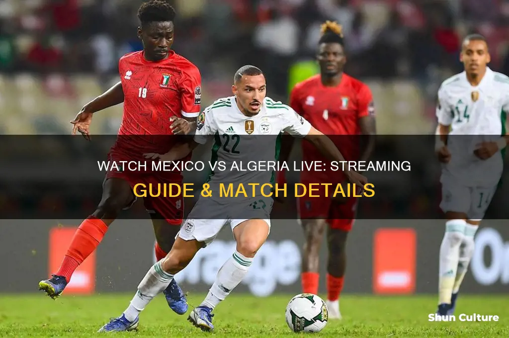 how to watch mexico vs algeria